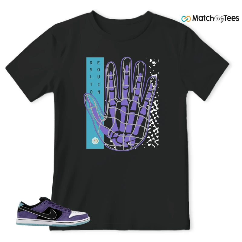 NIKE DUNK LOW X HAYLEY WILSON COURT PURPLE SNEAKER Matching Tees t-shirt