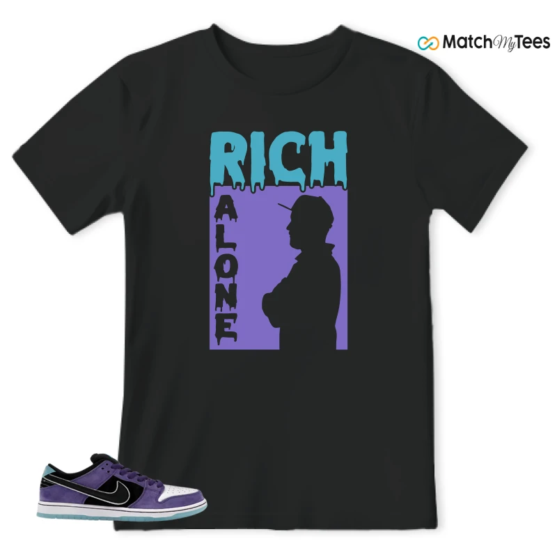 NIKE DUNK LOW X HAYLEY WILSON COURT PURPLE SNEAKER Matching Tees t-shirt