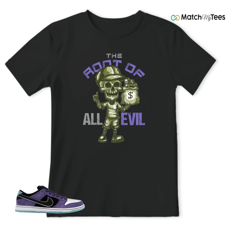 NIKE DUNK LOW X HAYLEY WILSON COURT PURPLE SNEAKER Matching Tees t-shirt