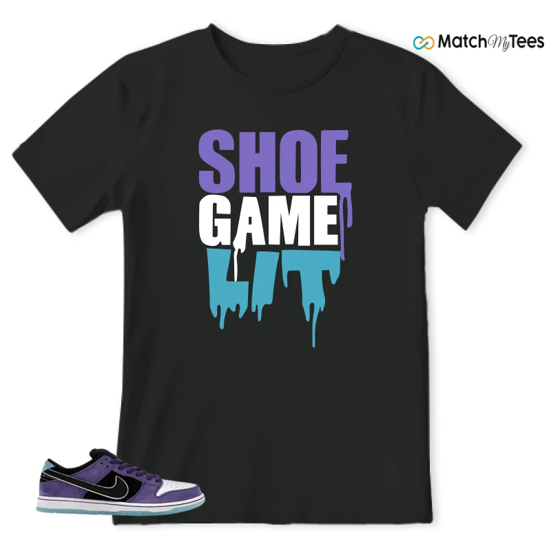 NIKE DUNK LOW X HAYLEY WILSON COURT PURPLE SNEAKER Matching Tees t-shirt