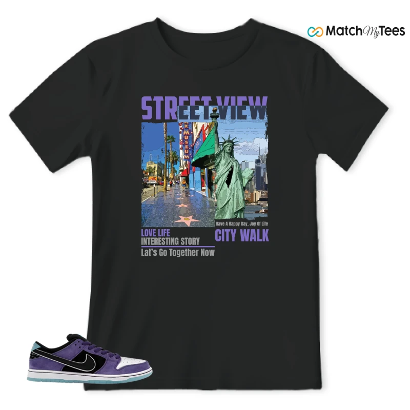 NIKE DUNK LOW X HAYLEY WILSON COURT PURPLE SNEAKER Matching Tees t-shirt