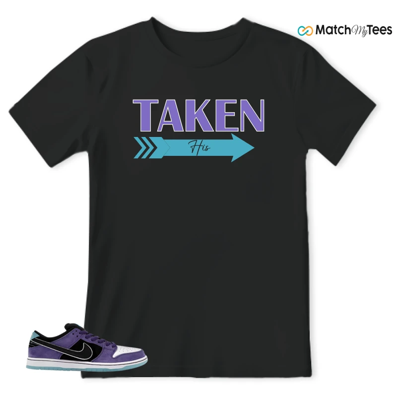 NIKE DUNK LOW X HAYLEY WILSON COURT PURPLE SNEAKER Matching Tees t-shirt