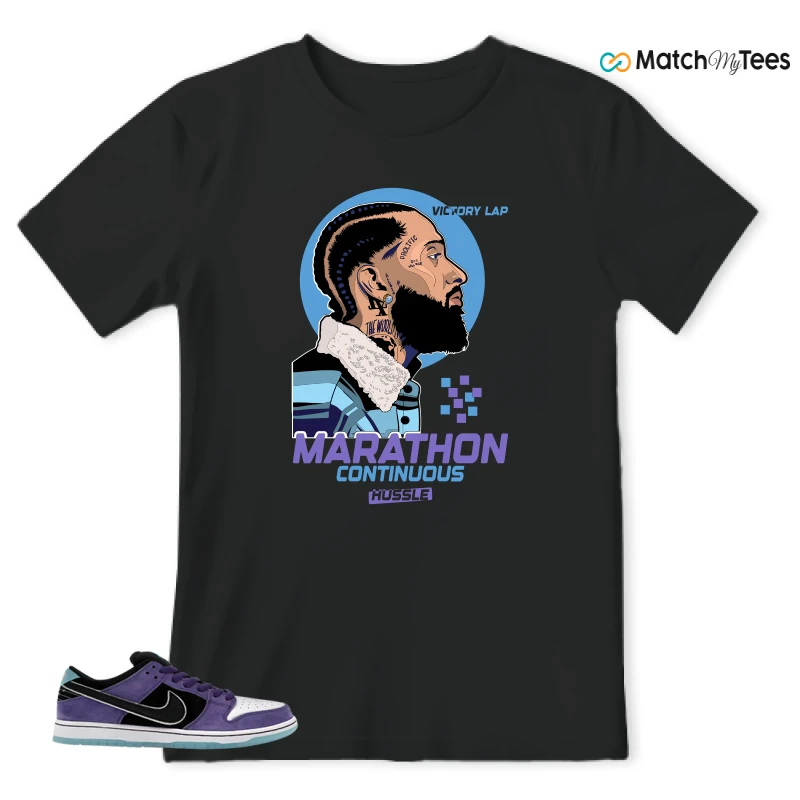 NIKE DUNK LOW X HAYLEY WILSON COURT PURPLE SNEAKER Matching Tees t-shirt