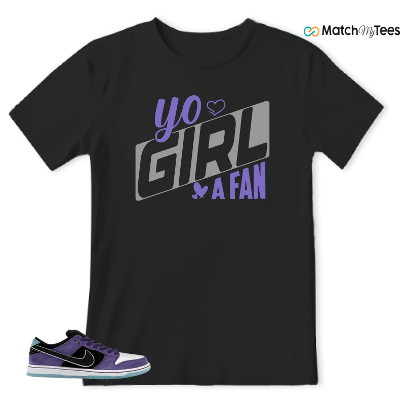 NIKE DUNK LOW X HAYLEY WILSON COURT PURPLE SNEAKER Matching Tees t-shirt