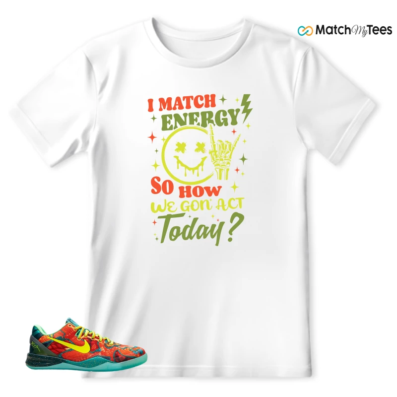NIKE KOBE 8 PROTRO WHAT THE (2025) SNEAKER Matching Tees t-shirt