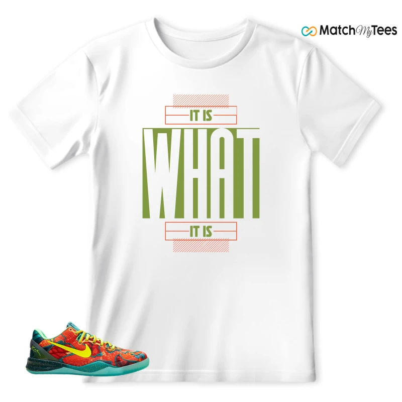 NIKE KOBE 8 PROTRO WHAT THE (2025) SNEAKER Matching Tees t-shirt