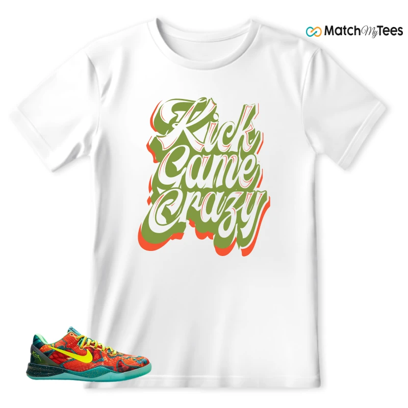 NIKE KOBE 8 PROTRO WHAT THE (2025) SNEAKER Matching Tees t-shirt