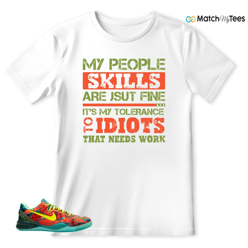NIKE KOBE 8 PROTRO WHAT THE (2025) SNEAKER Matching Tees t-shirt