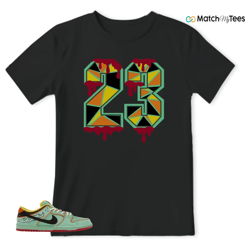 NIKE SB DUNK LOW TOURMALINE SNEAKER Matching Tees t-shirt