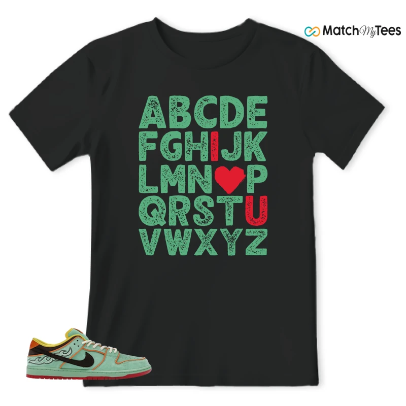 NIKE SB DUNK LOW TOURMALINE SNEAKER Matching Tees t-shirt
