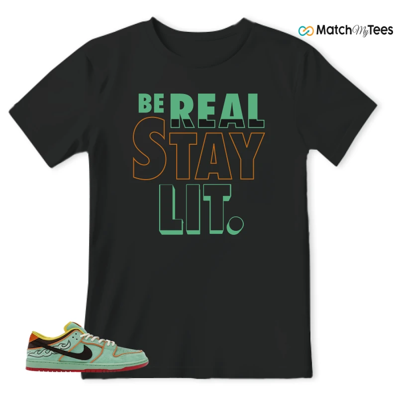 NIKE SB DUNK LOW TOURMALINE SNEAKER Matching Tees t-shirt