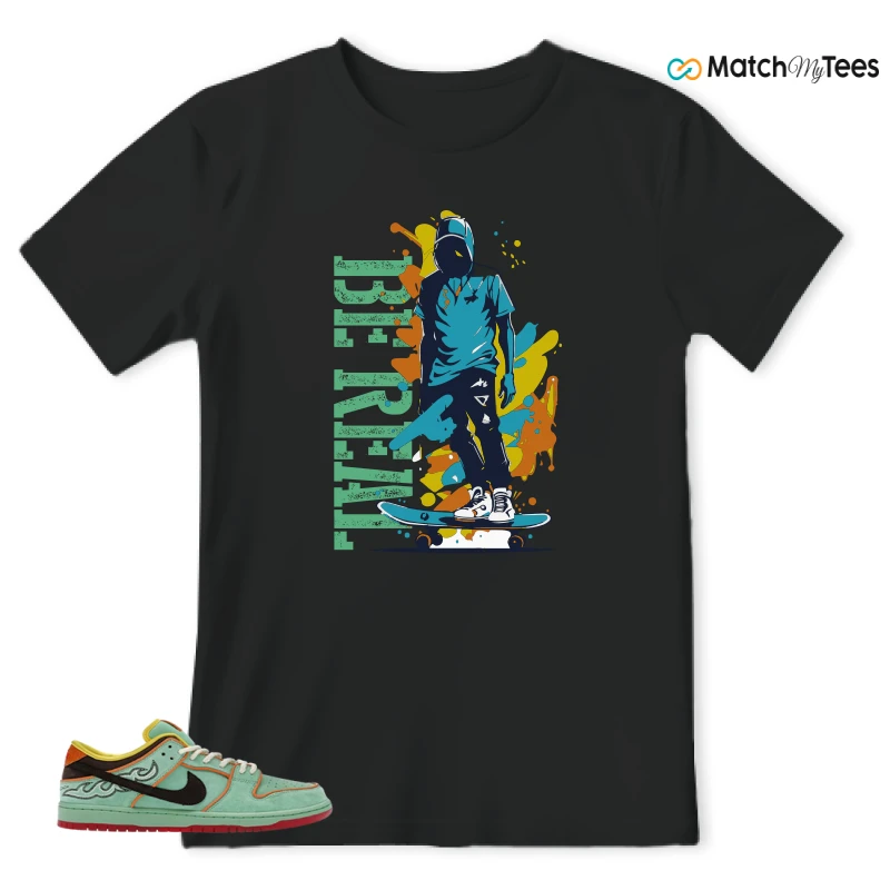 NIKE SB DUNK LOW TOURMALINE SNEAKER Matching Tees t-shirt