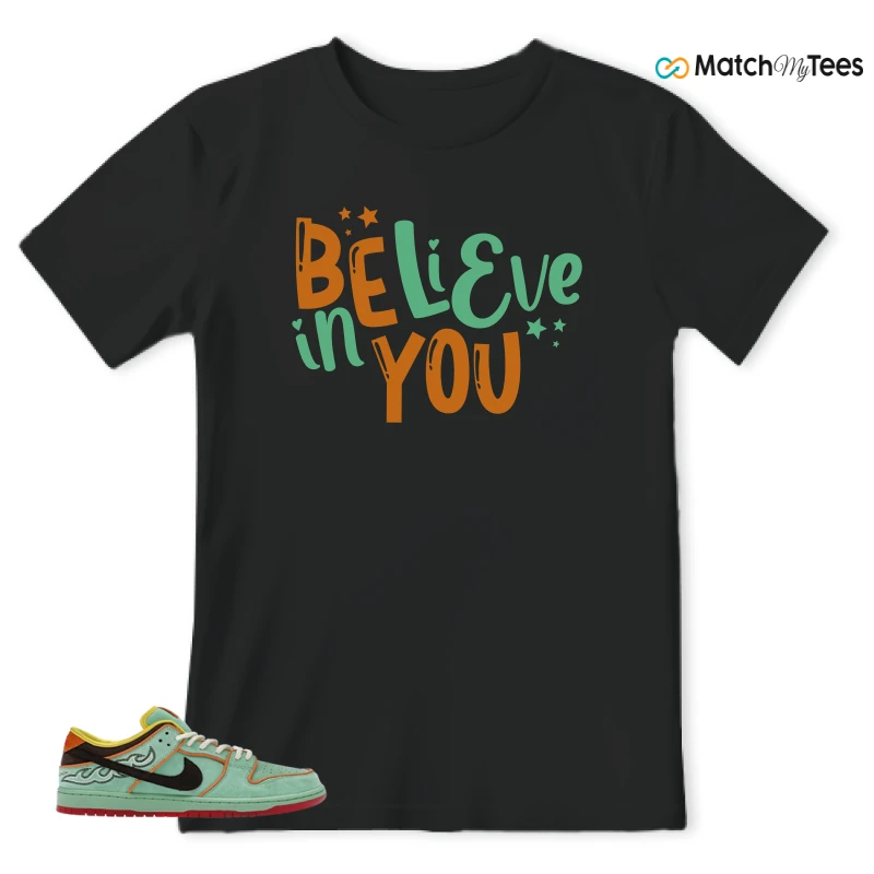 NIKE SB DUNK LOW TOURMALINE SNEAKER Matching Tees t-shirt