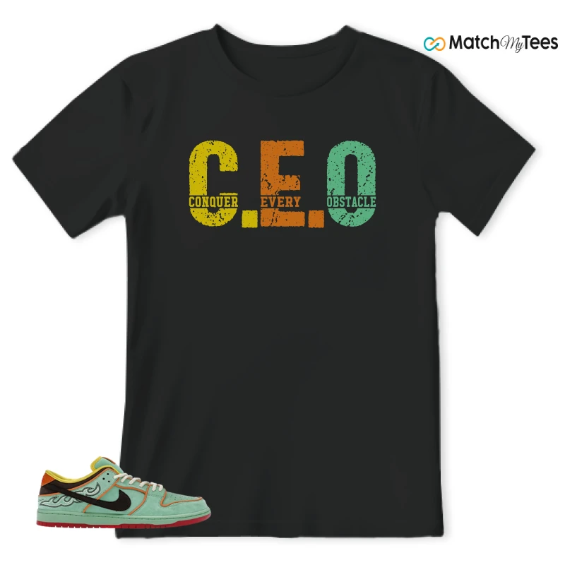 NIKE SB DUNK LOW TOURMALINE SNEAKER Matching Tees t-shirt