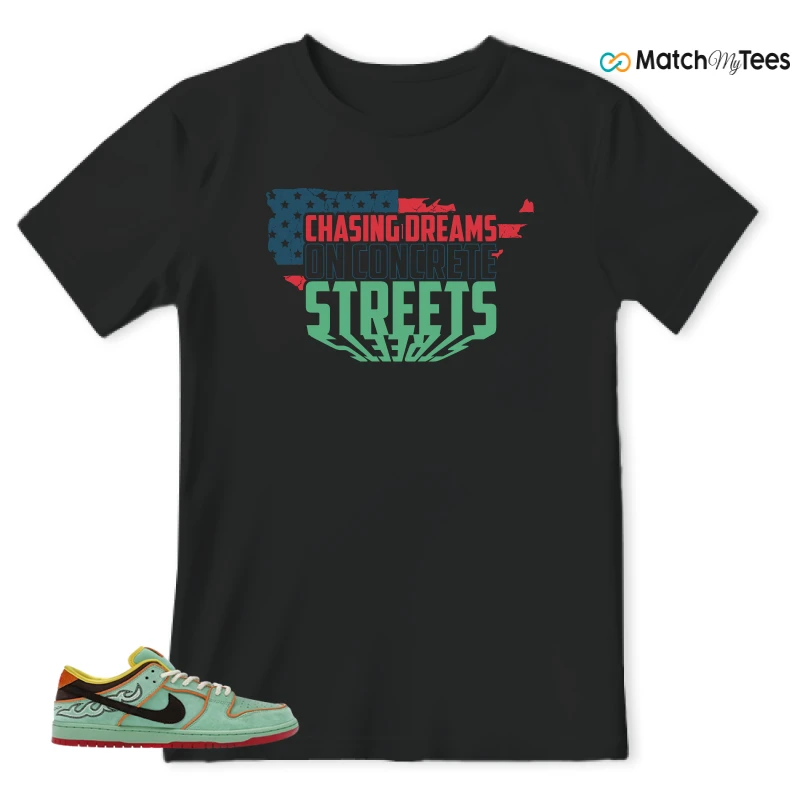 NIKE SB DUNK LOW TOURMALINE SNEAKER Matching Tees t-shirt