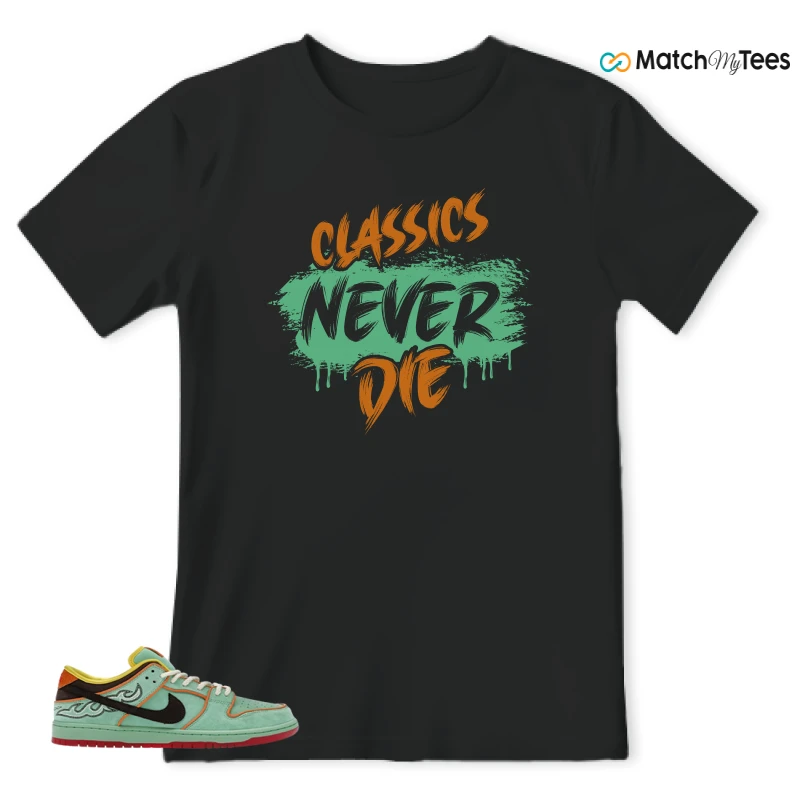 NIKE SB DUNK LOW TOURMALINE SNEAKER Matching Tees t-shirt