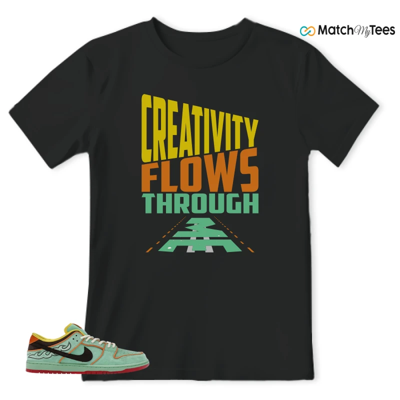 NIKE SB DUNK LOW TOURMALINE SNEAKER Matching Tees t-shirt