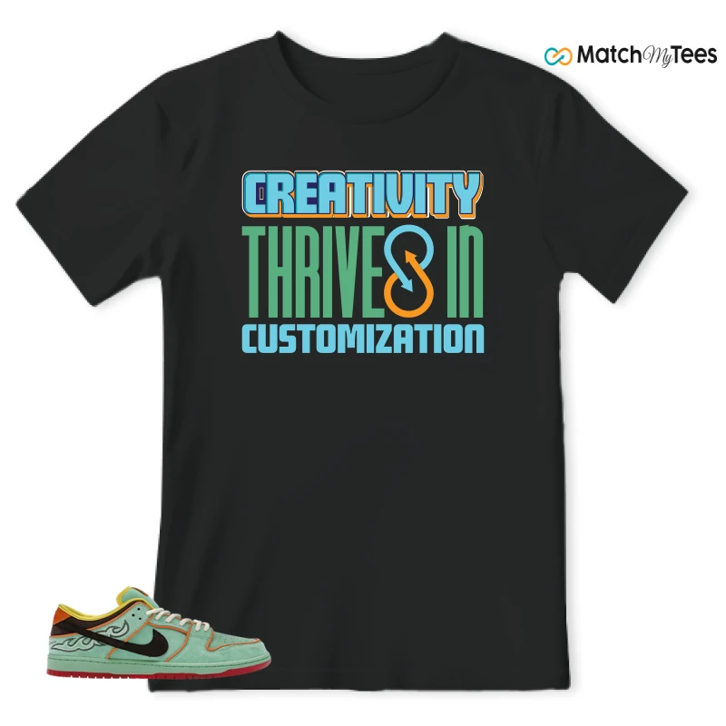 NIKE SB DUNK LOW TOURMALINE SNEAKER Matching Tees t-shirt