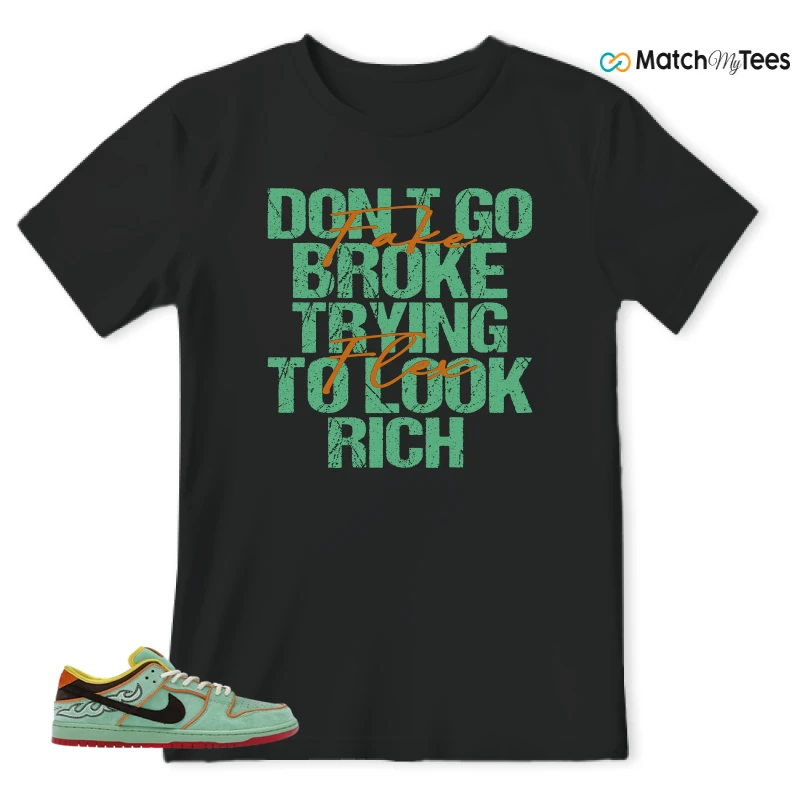 NIKE SB DUNK LOW TOURMALINE SNEAKER Matching Tees t-shirt