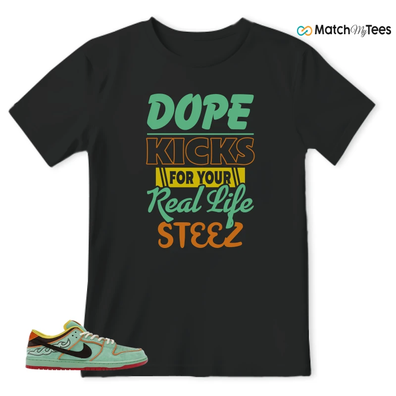 NIKE SB DUNK LOW TOURMALINE SNEAKER Matching Tees t-shirt