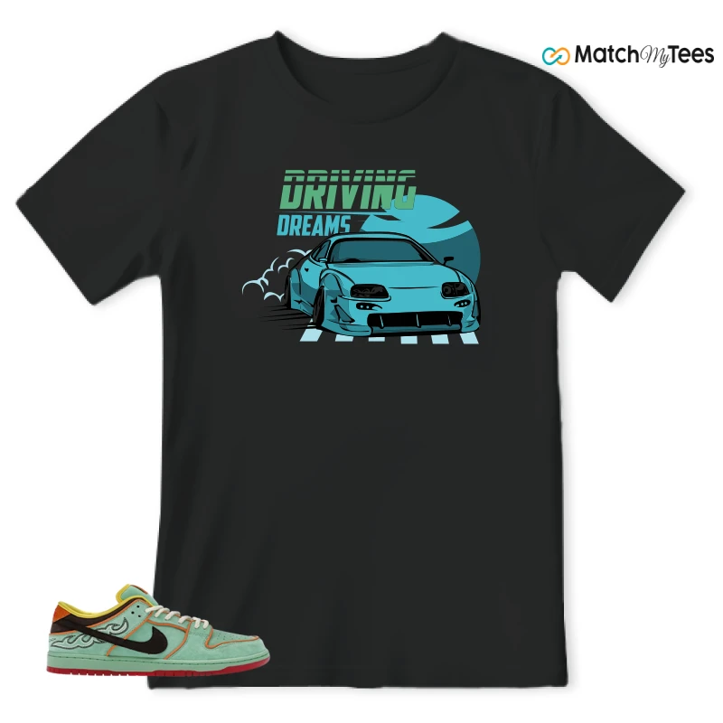 NIKE SB DUNK LOW TOURMALINE SNEAKER Matching Tees t-shirt