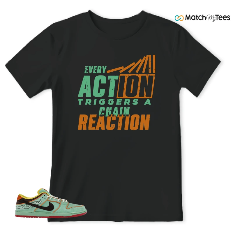 NIKE SB DUNK LOW TOURMALINE SNEAKER Matching Tees t-shirt