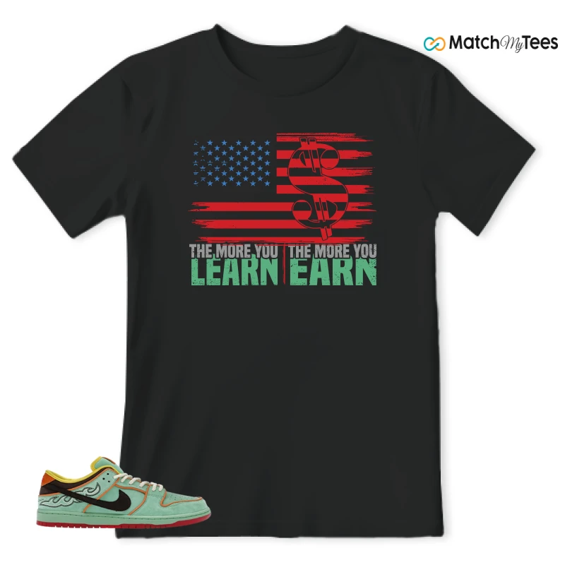 NIKE SB DUNK LOW TOURMALINE SNEAKER Matching Tees t-shirt