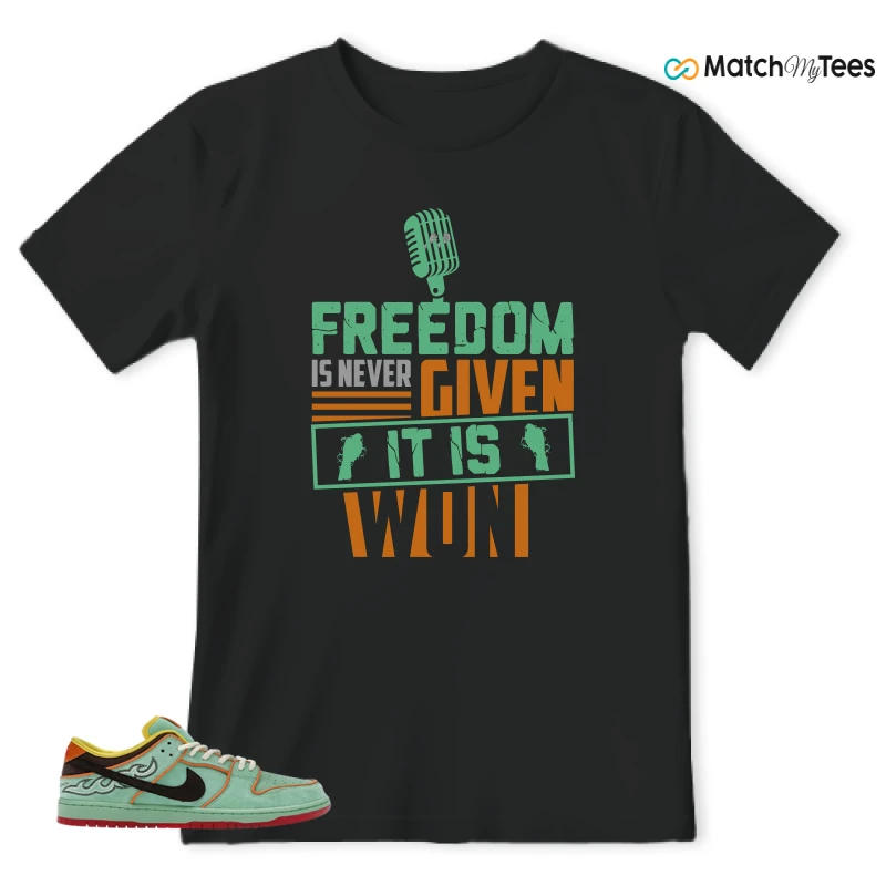 NIKE SB DUNK LOW TOURMALINE SNEAKER Matching Tees t-shirt