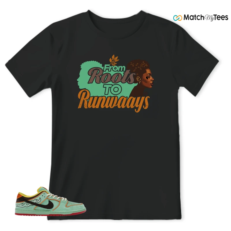 NIKE SB DUNK LOW TOURMALINE SNEAKER Matching Tees t-shirt