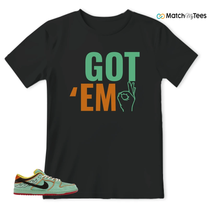 NIKE SB DUNK LOW TOURMALINE SNEAKER Matching Tees t-shirt