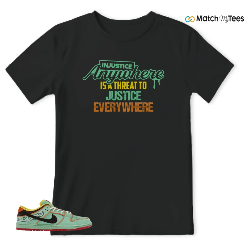NIKE SB DUNK LOW TOURMALINE SNEAKER Matching Tees t-shirt