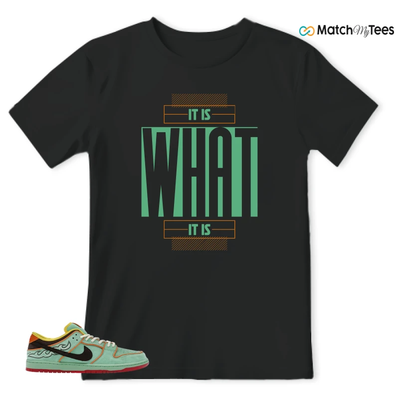 NIKE SB DUNK LOW TOURMALINE SNEAKER Matching Tees t-shirt