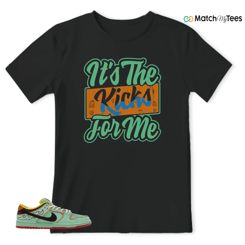 NIKE SB DUNK LOW TOURMALINE SNEAKER Matching Tees t-shirt