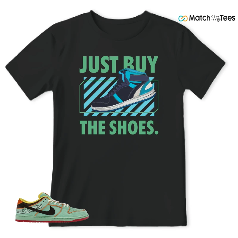 NIKE SB DUNK LOW TOURMALINE SNEAKER Matching Tees t-shirt