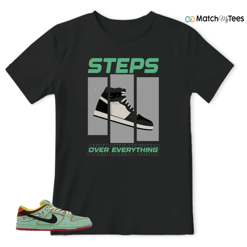 NIKE SB DUNK LOW TOURMALINE SNEAKER Matching Tees t-shirt