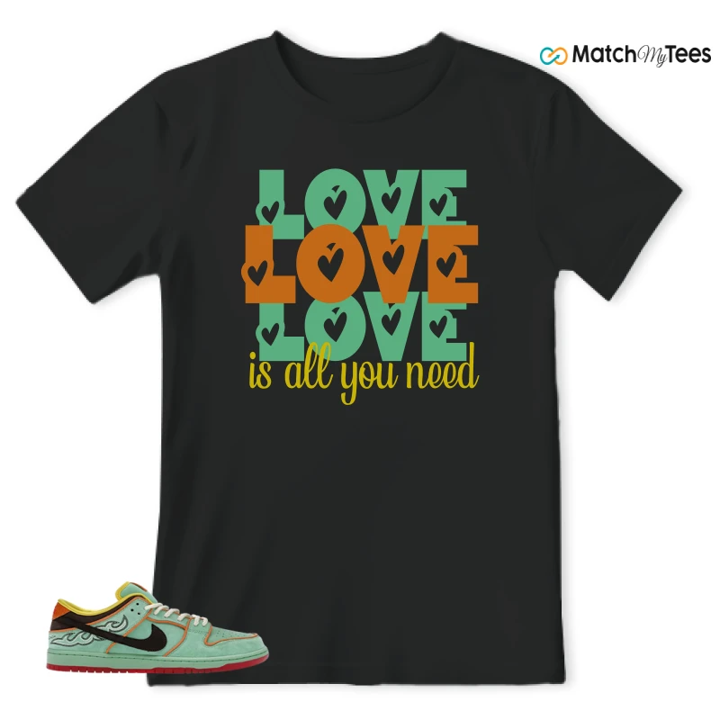 NIKE SB DUNK LOW TOURMALINE SNEAKER Matching Tees t-shirt