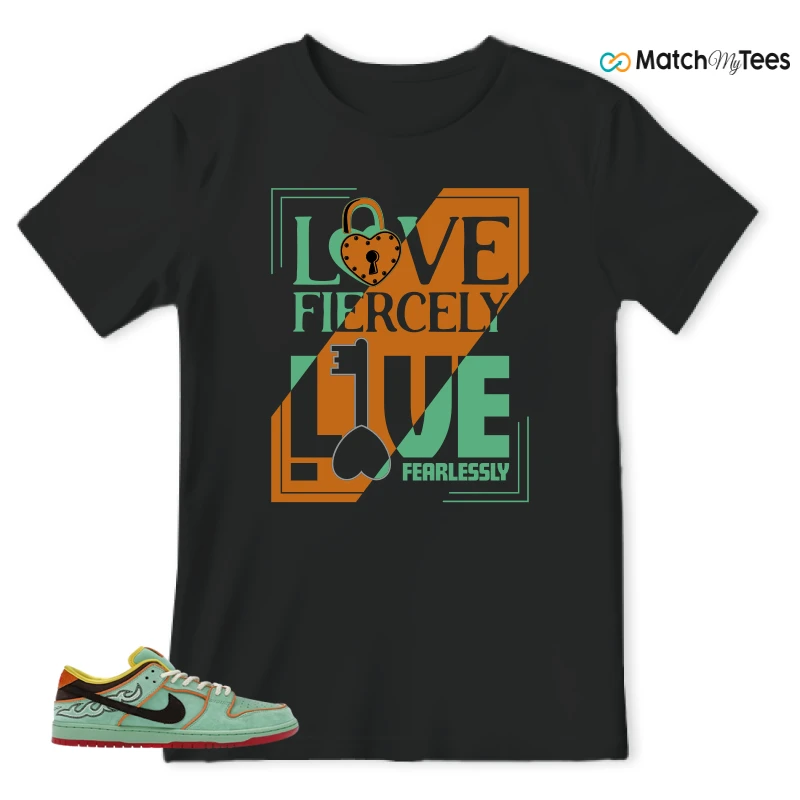 NIKE SB DUNK LOW TOURMALINE SNEAKER Matching Tees t-shirt