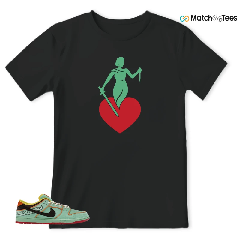 NIKE SB DUNK LOW TOURMALINE SNEAKER Matching Tees t-shirt