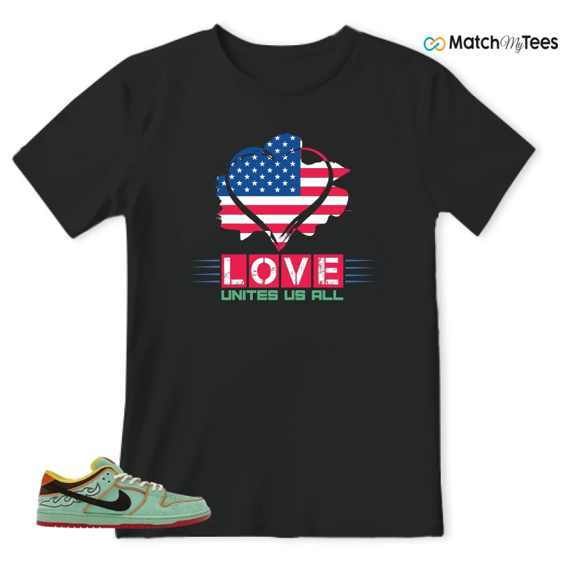 NIKE SB DUNK LOW TOURMALINE SNEAKER Matching Tees t-shirt