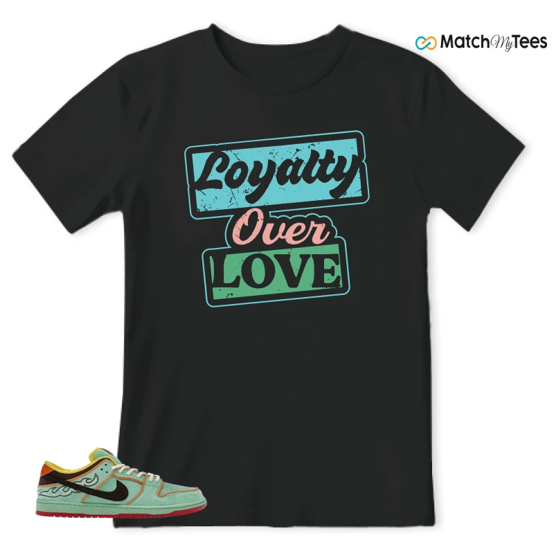 NIKE SB DUNK LOW TOURMALINE SNEAKER Matching Tees t-shirt