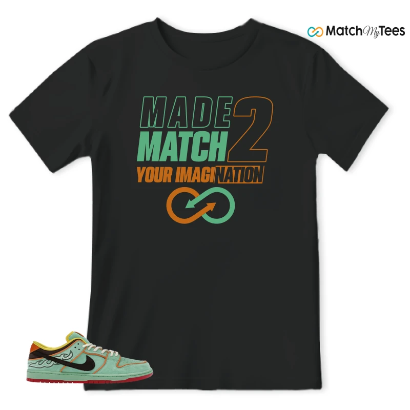 NIKE SB DUNK LOW TOURMALINE SNEAKER Matching Tees t-shirt