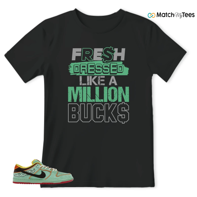 NIKE SB DUNK LOW TOURMALINE SNEAKER Matching Tees t-shirt