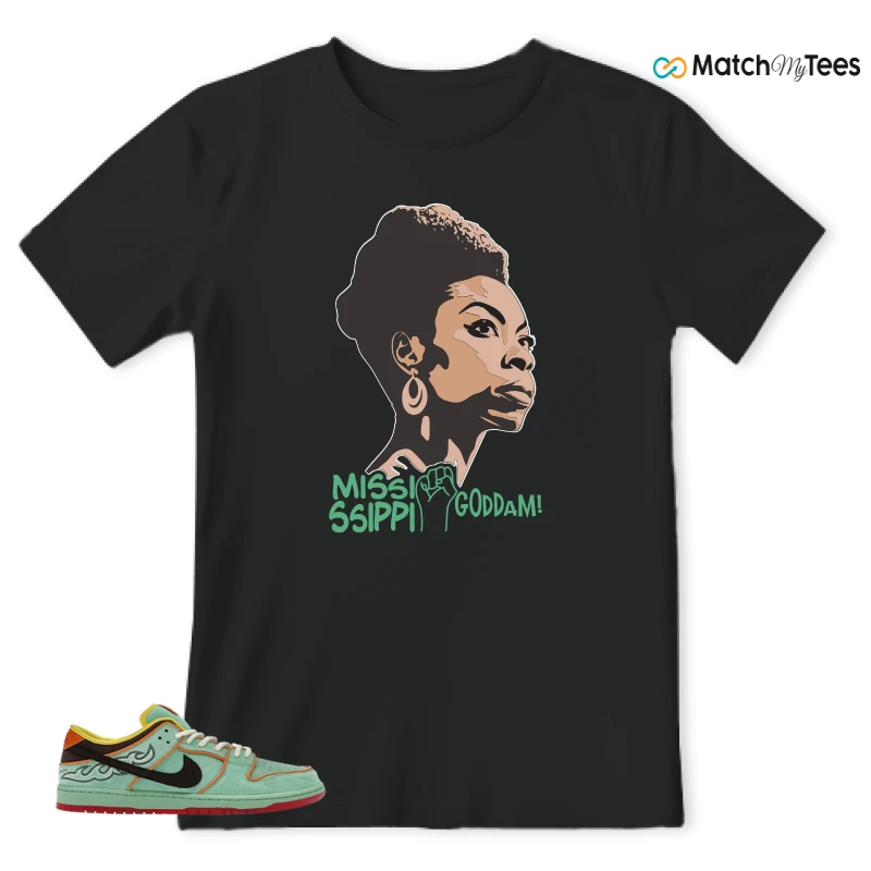 NIKE SB DUNK LOW TOURMALINE SNEAKER Matching Tees t-shirt