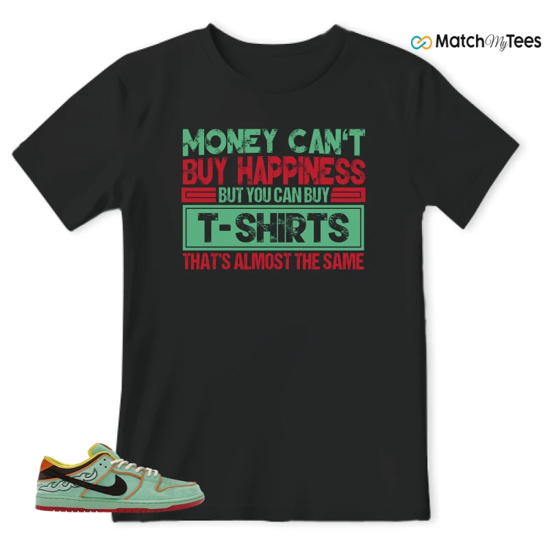 NIKE SB DUNK LOW TOURMALINE SNEAKER Matching Tees t-shirt