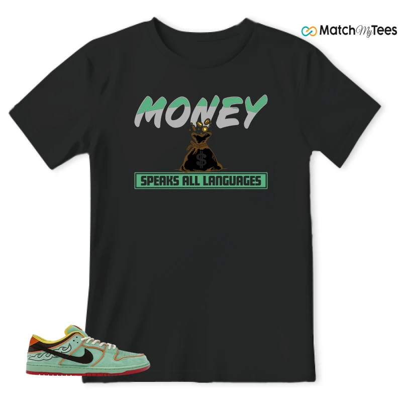NIKE SB DUNK LOW TOURMALINE SNEAKER Matching Tees t-shirt