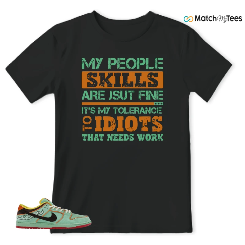 NIKE SB DUNK LOW TOURMALINE SNEAKER Matching Tees t-shirt