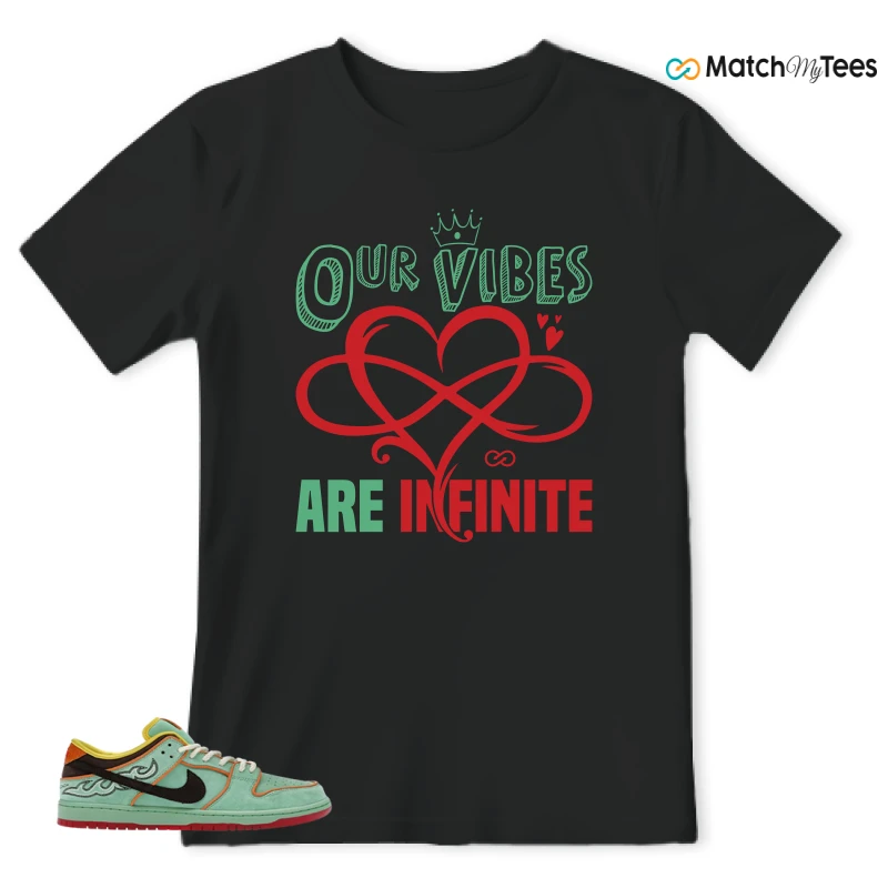 NIKE SB DUNK LOW TOURMALINE SNEAKER Matching Tees t-shirt