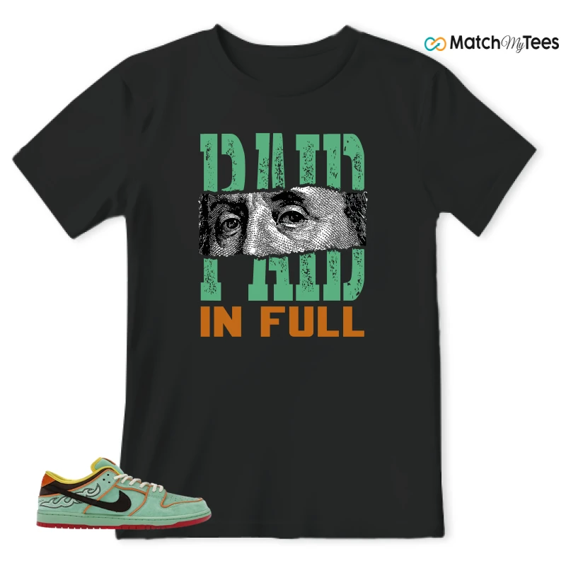 NIKE SB DUNK LOW TOURMALINE SNEAKER Matching Tees t-shirt