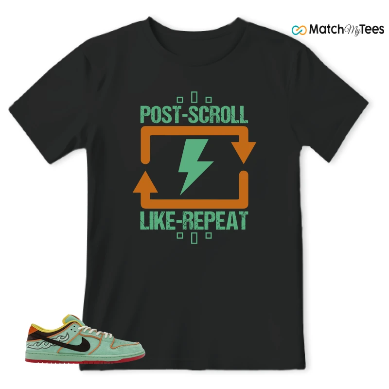 NIKE SB DUNK LOW TOURMALINE SNEAKER Matching Tees t-shirt