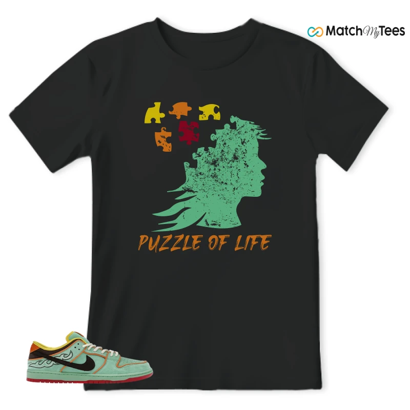 NIKE SB DUNK LOW TOURMALINE SNEAKER Matching Tees t-shirt